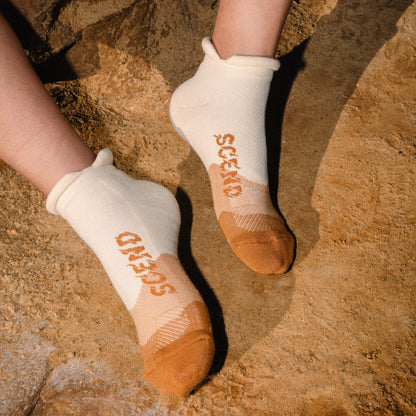Tan cushion sport socks | Pack of 3